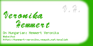 veronika hemmert business card